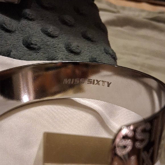 Miss Sixty Shiny Silver Bangle - Picture 3 of 3